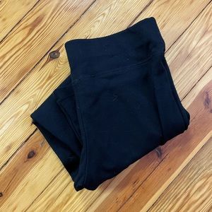 Black thick leggings